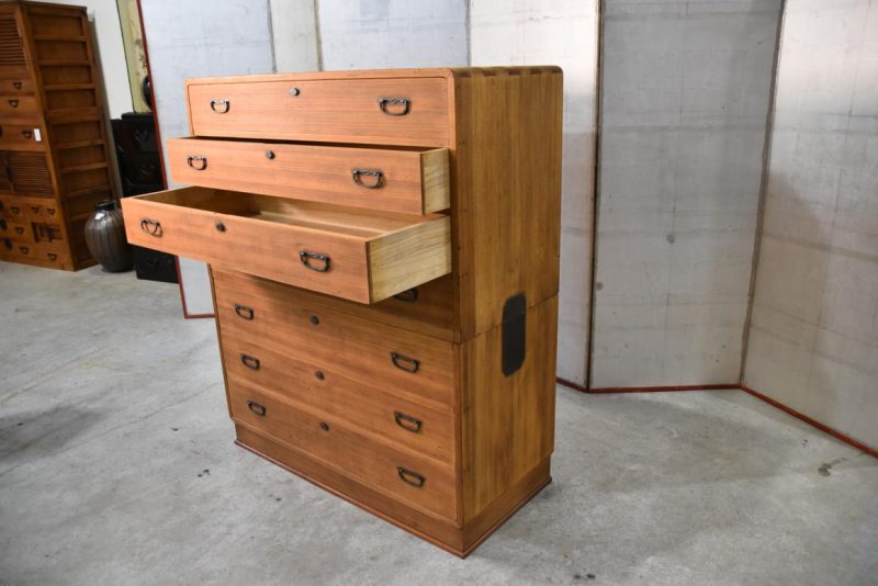 Vintage Japanese 7 Drawer Clothing Chest Width:990mm - Image 14