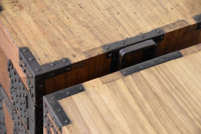 Meiji Period Ryobiraki Kasane Dansu Clothing Chest - Image 18