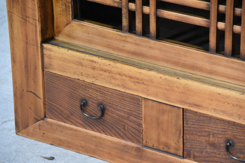 Antique Japanese Kitchen Chest Sideboard Width:1805mm - Image 8