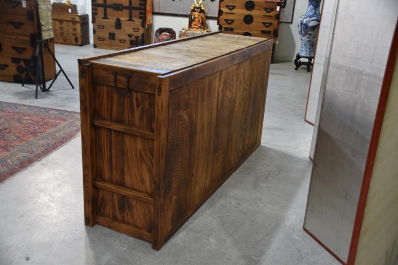 Antique Japanese Kitchen Chest Sideboard Width:1805mm - Image 5