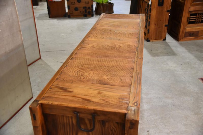 Antique Japanese Kitchen Chest Sideboard Width:1805mm - Image 3