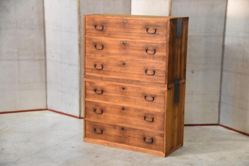 Vintage Japanese Clothing Chest on Chest Width:890mm - Image 10