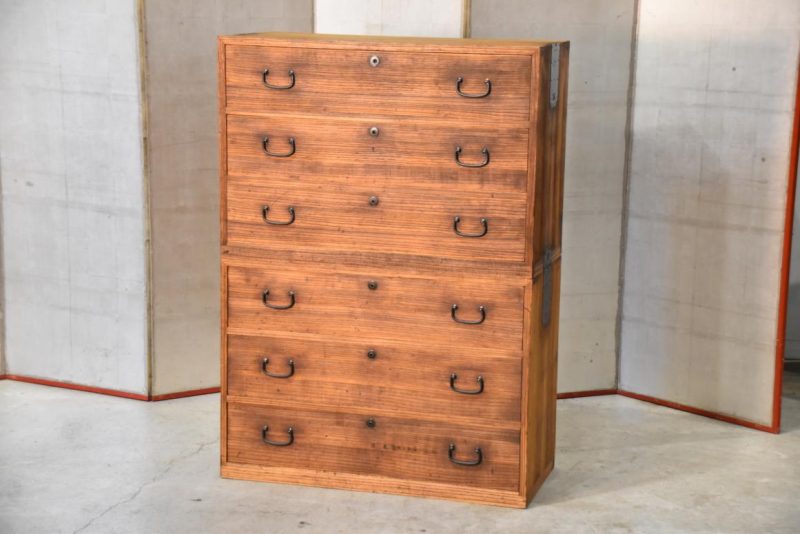 Vintage Japanese Clothing Chest on Chest Width:890mm