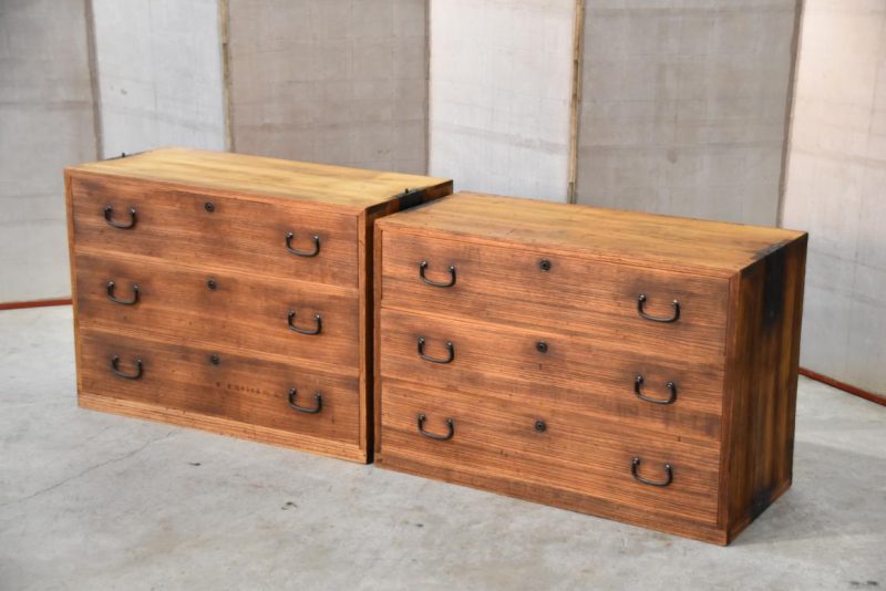Vintage Japanese Clothing Chest on Chest Width:890mm - Image 3