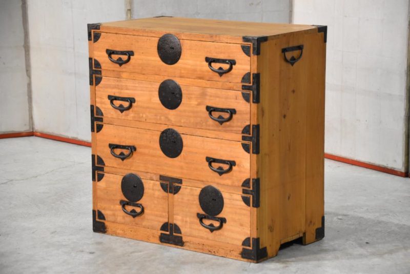 Antique Japanese Small Chest Width:580mm - Image 8