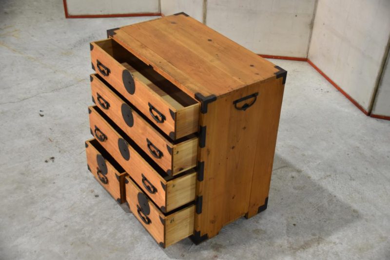 Antique Japanese Small Chest Width:580mm - Image 7