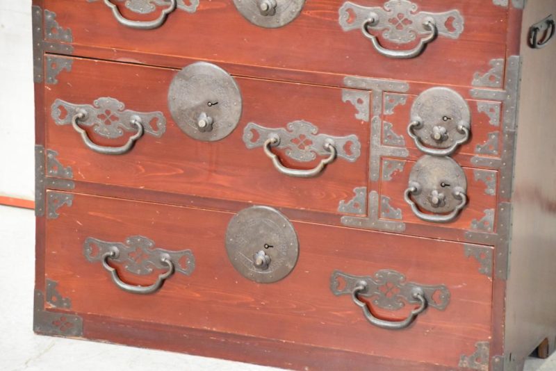 Antique Matsumoto Region Clothing Chest Width:850mm's - Image 8