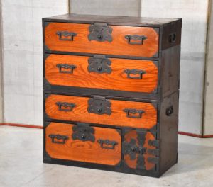 Sakata Region Antique Chest on Chest Width:855mm