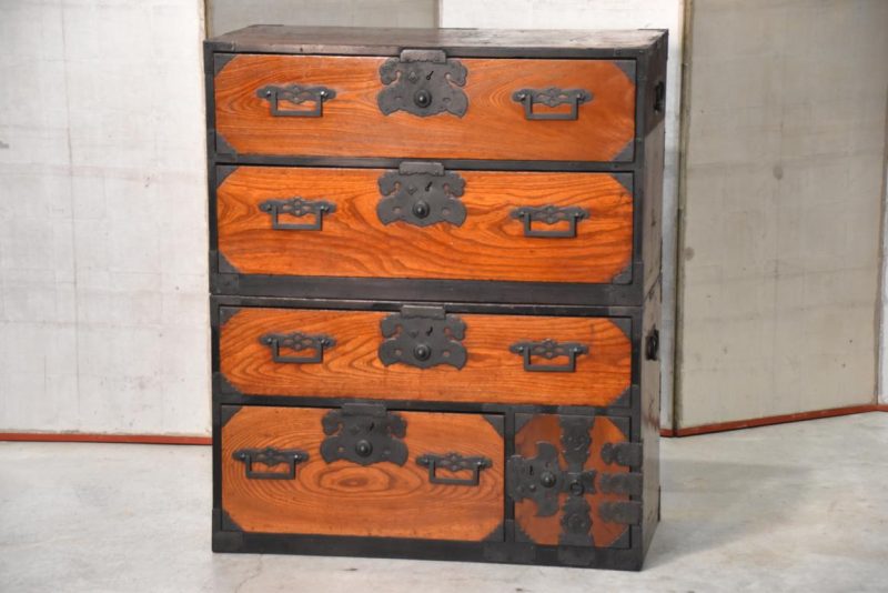Sakata Region Antique Chest on Chest Width:855mm - Image 2
