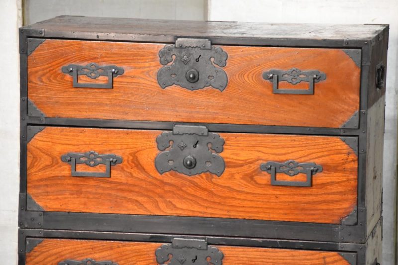 Sakata Region Antique Chest on Chest Width:855mm - Image 13