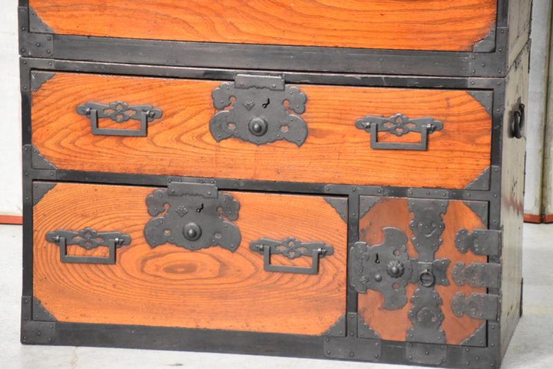 Sakata Region Antique Chest on Chest Width:855mm - Image 12