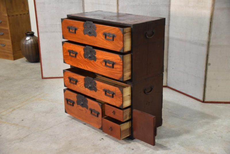 Sakata Region Antique Chest on Chest Width:855mm - Image 10