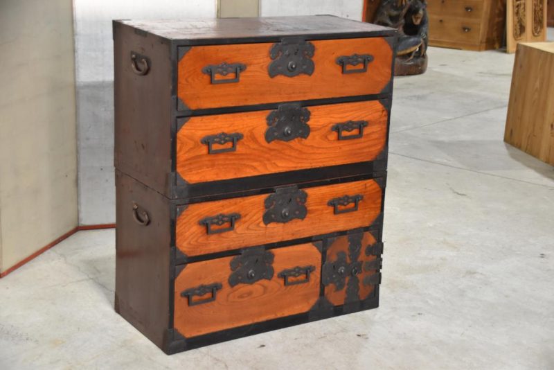 Sakata Region Antique Chest on Chest Width:855mm - Image 5
