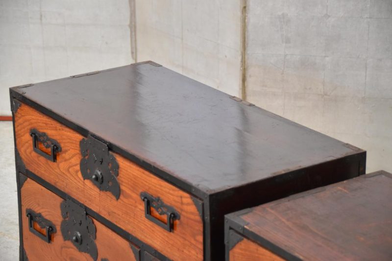 Sakata Region Antique Chest on Chest Width:855mm - Image 3