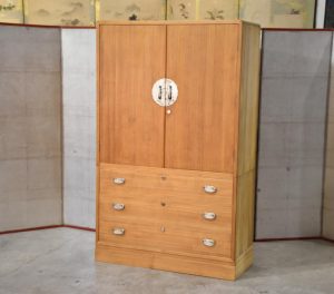 Vintage Japanese 2 Section Wedding Chest Width:1075mm