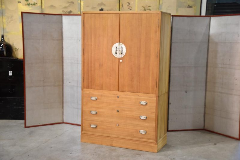 Vintage Japanese 2 Section Wedding Chest Width:1075mm