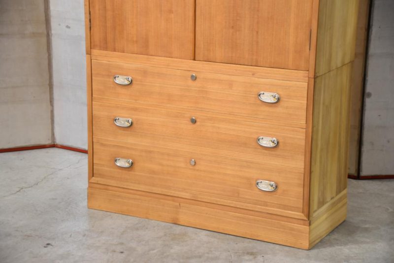 Vintage Japanese 2 Section Wedding Chest Width:1075mm - Image 15