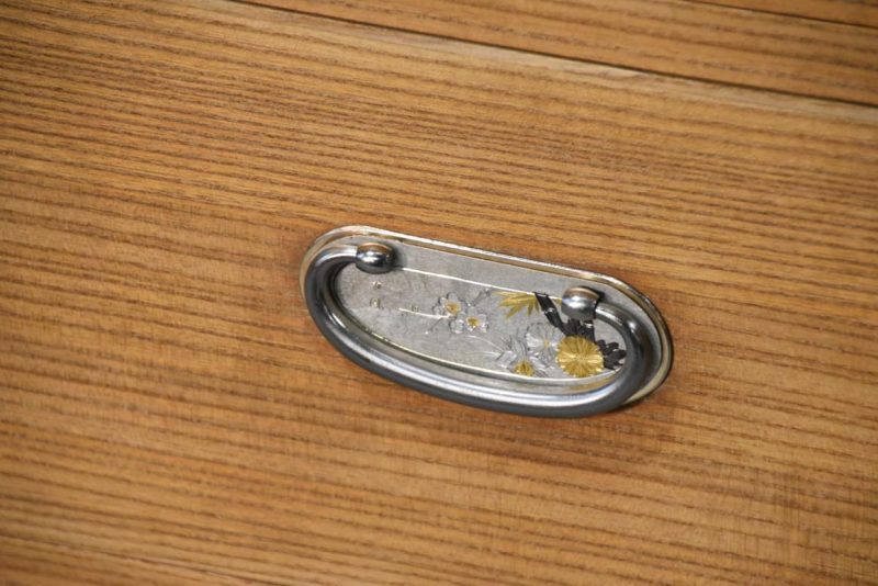 Vintage Japanese 2 Section Wedding Chest Width:1075mm - Image 13