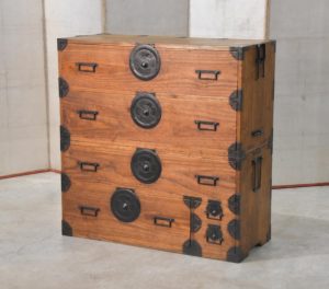 Early Meiji Period Clothing Chest Width:1090mm