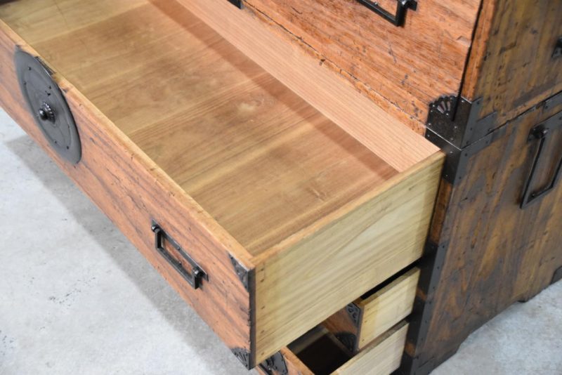 Early Meiji Period Clothing Chest Width:1090mm - Image 10