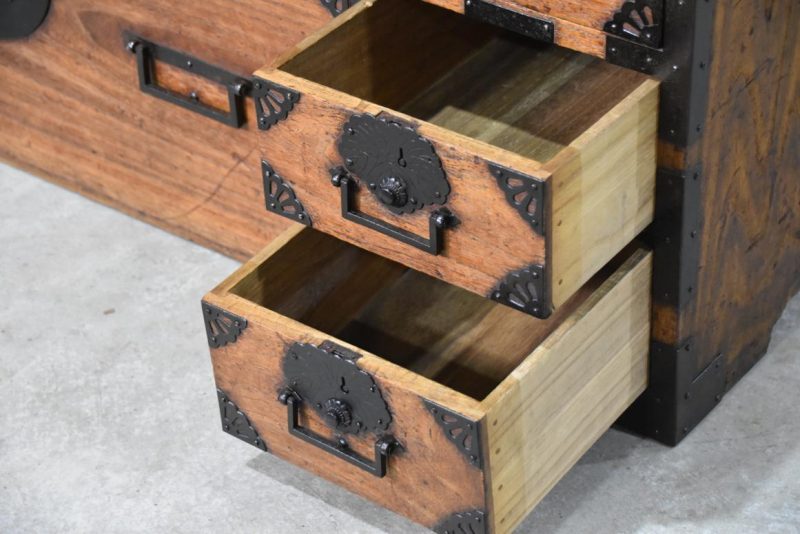 Early Meiji Period Clothing Chest Width:1090mm - Image 9