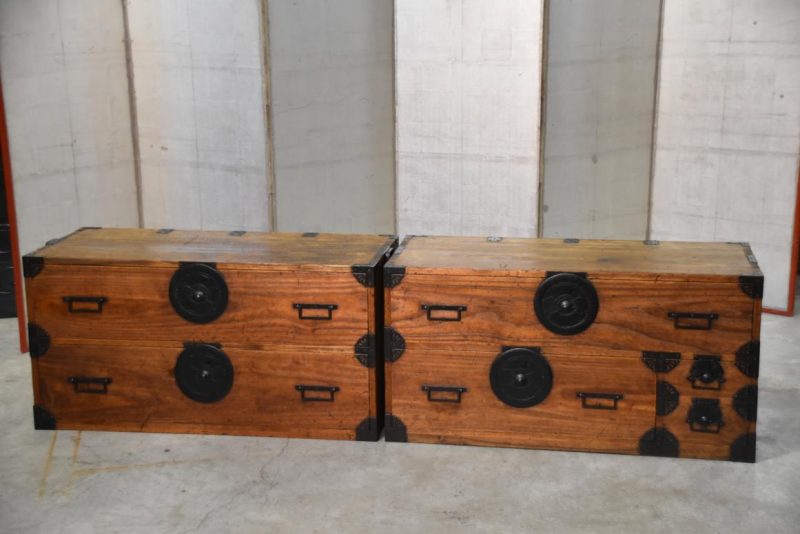 Early Meiji Period Clothing Chest Width:1090mm - Image 5