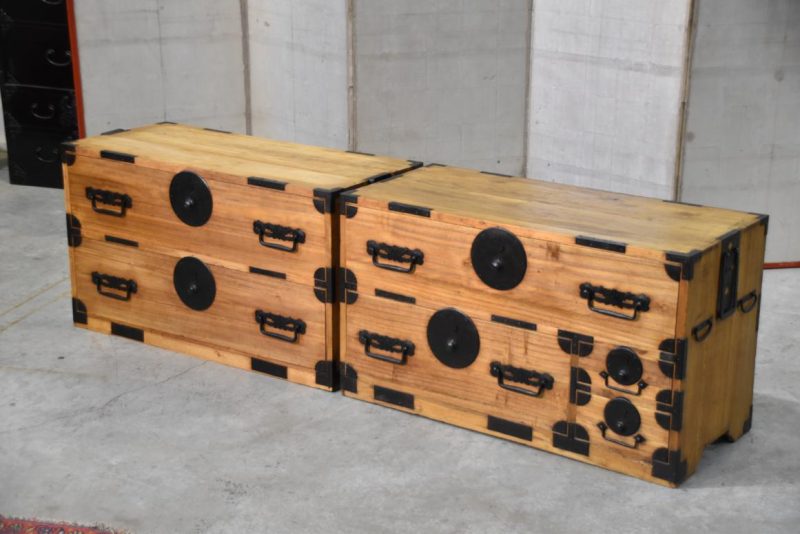 Antique Chest on Chest Width:940mm - Image 4