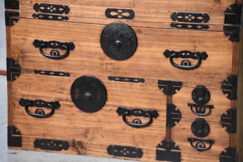 Japanese Antique Chest on Chest Width:880mm - Image 11