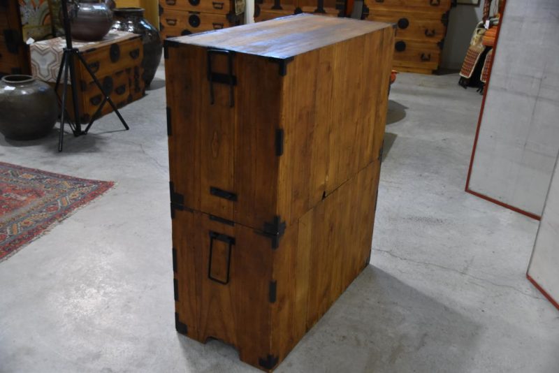 Japanese Antique Chest on Chest Width:880mm - Image 7