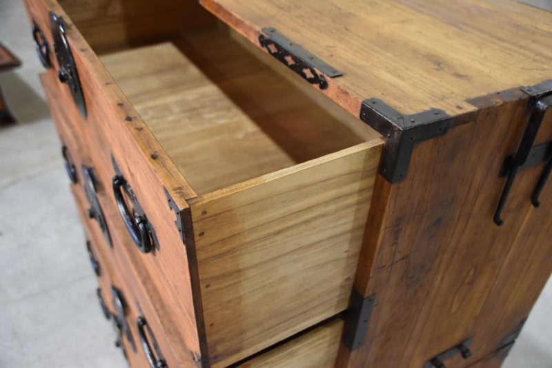 Japanese Antique Chest on Chest Width:880mm - Image 5
