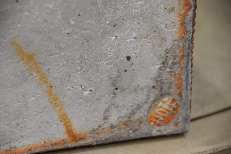 Tall Square Wave Pottery Vase Height:580mm - Image 10