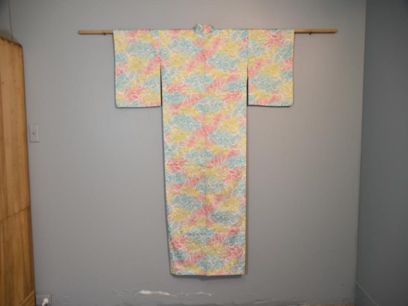 1980's Synthetic Kimono