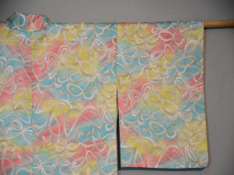 1980's Synthetic Kimono - Image 8