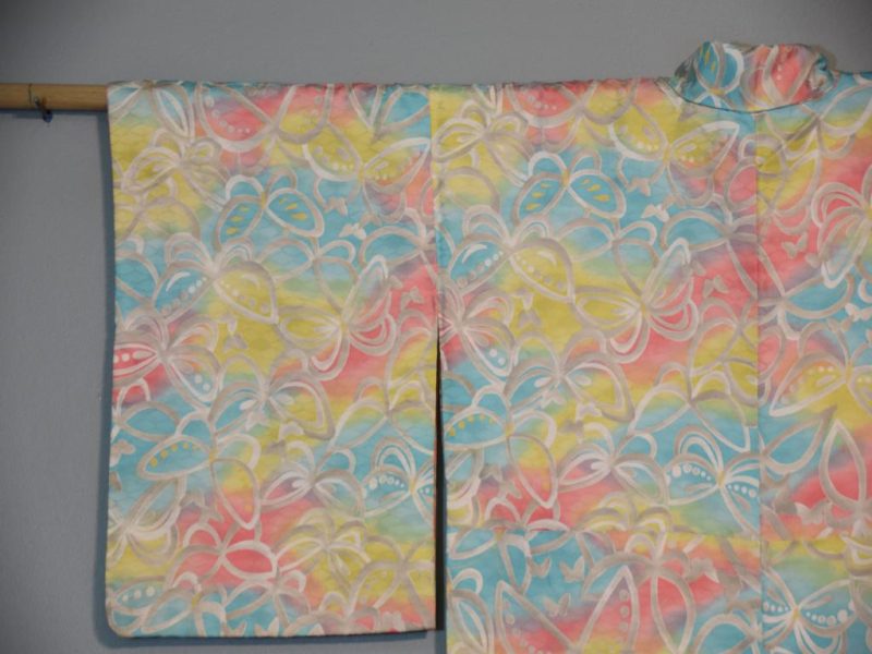 1980's Synthetic Kimono - Image 7