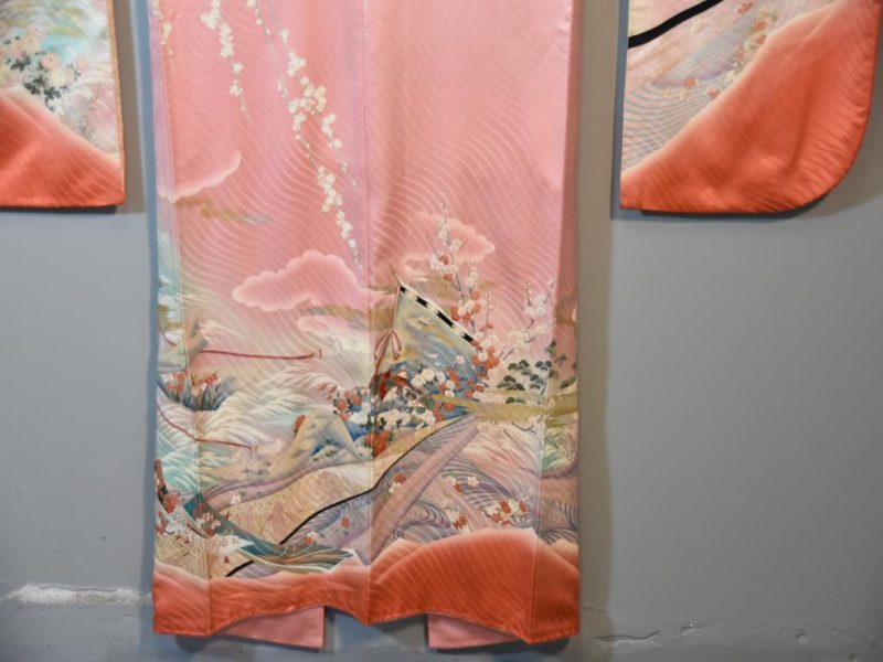 Japanese Silk Wedding Kimono - Image 14