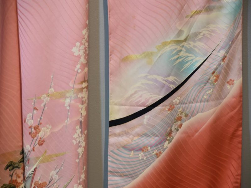 Japanese Silk Wedding Kimono - Image 5