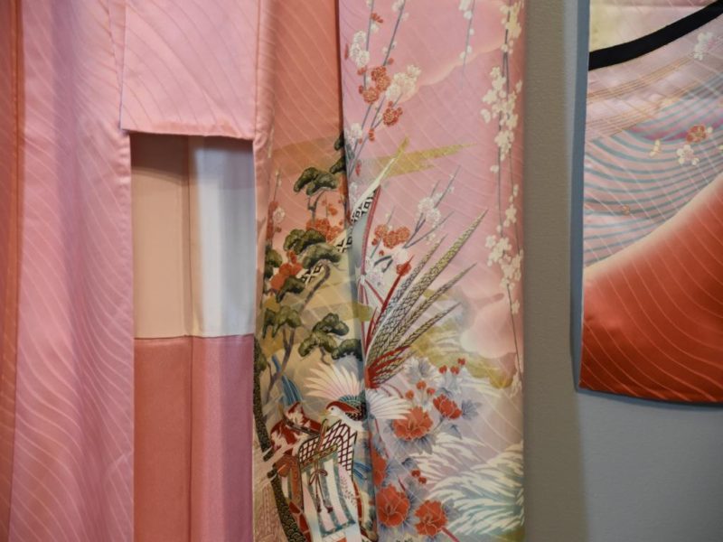 Japanese Silk Wedding Kimono - Image 4