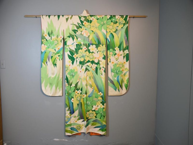 Japanese Silk Furisode Kimono