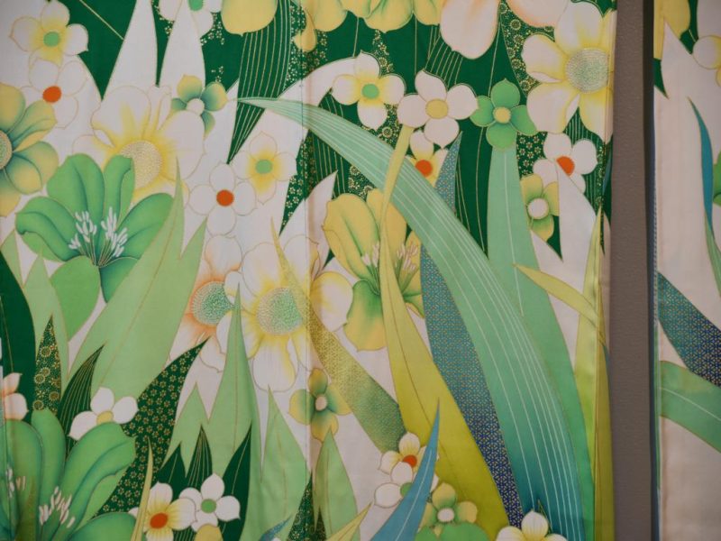 Japanese Silk Furisode Kimono - Image 11