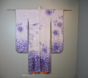 Japanese Shibori Furisode Kimono