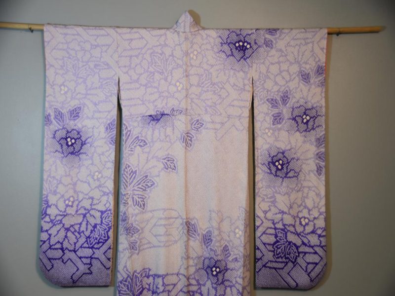 Japanese Shibori Furisode Kimono - Image 2