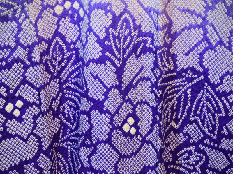 Japanese Shibori Furisode Kimono - Image 12