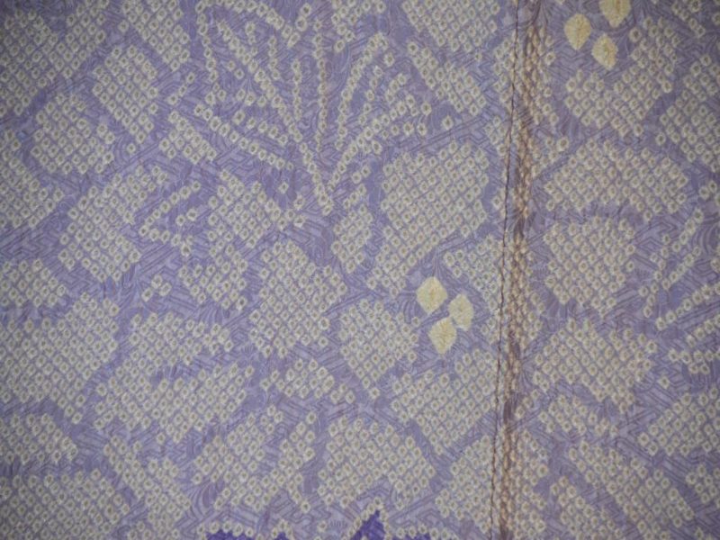 Japanese Shibori Furisode Kimono - Image 9