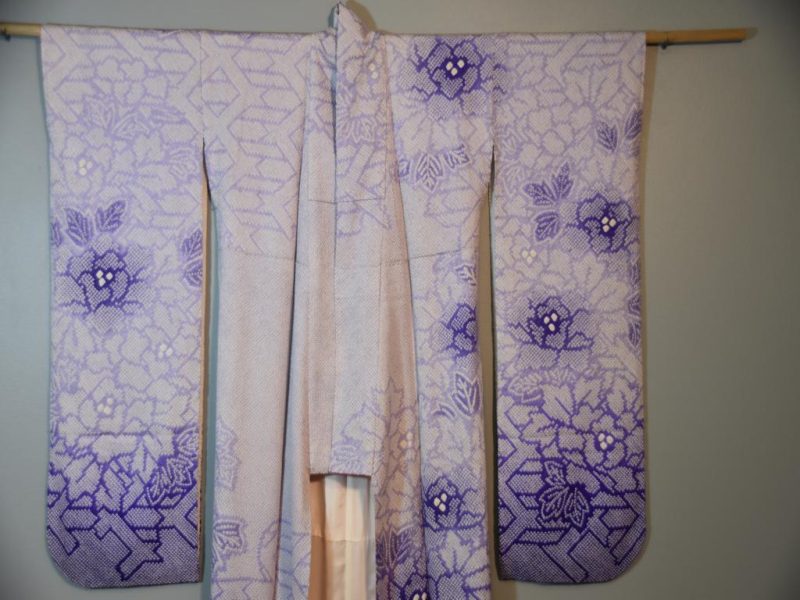 Japanese Shibori Furisode Kimono - Image 7