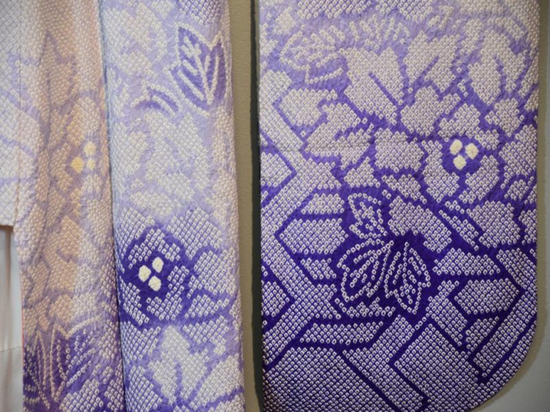 Japanese Shibori Furisode Kimono - Image 4