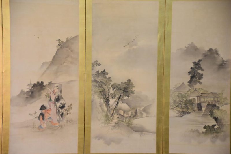 Japanese Ink Brush and Colour Screen Width:3760mm - Image 7