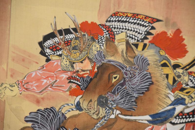 Japanese Samurai 2 Panel Screen Width:1890mm - Image 6