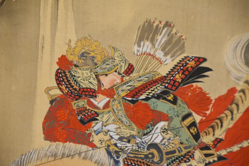 Japanese Samurai 2 Panel Screen Width:1890mm - Image 5