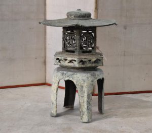 Japanese Bronze Snow Lantern Width:630mm