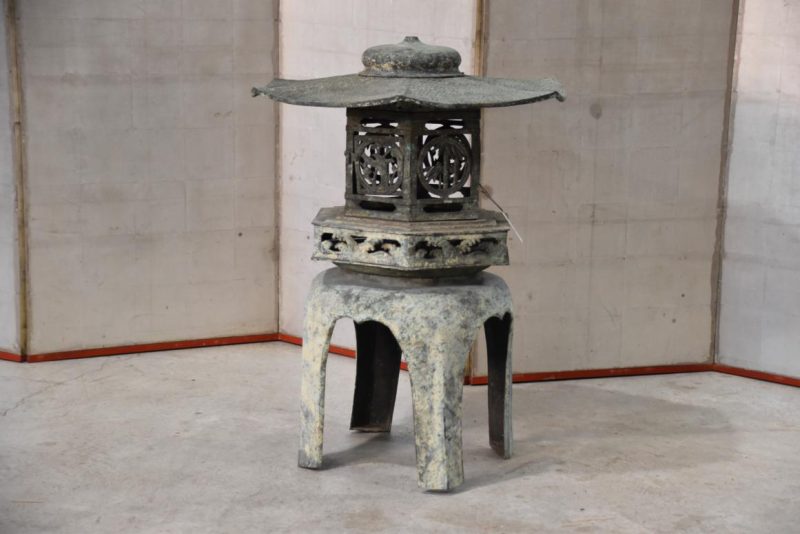 Japanese Bronze Snow Lantern Width:630mm